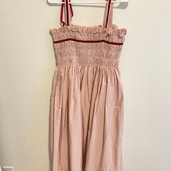 Molly Goddard KATE TAFFETA MIDI DRESS - Like New - Size UK12 US8 - Picture 4 of 4